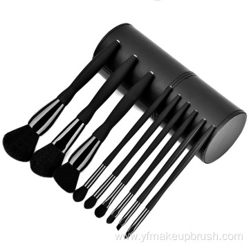 9pcs Soft Synthetic Hair Makeup Brushes Set